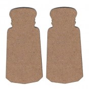 Chipboard Embellishments - Salt & Pepper Shakers